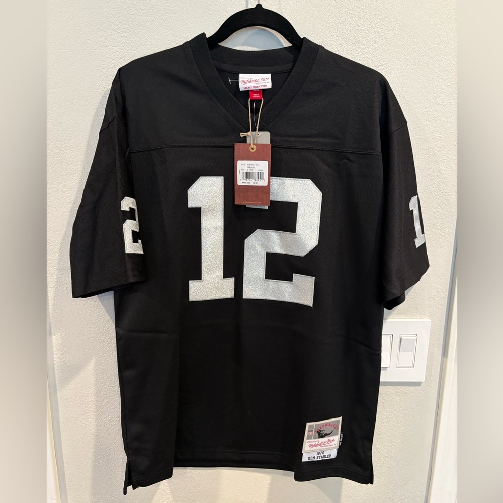 Mitchell & Ness Ken Stabler Oakland Raiders Legacy Jersey Youth Size XL-18/20